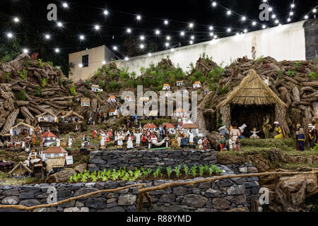 Panoramablick auf eine Krippe in Funchal, Madeira, Portugal Stockfoto