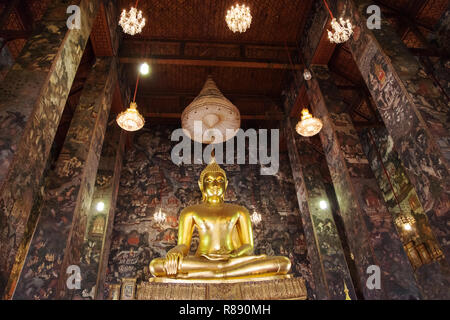 Königliche Kapelle des Wat Suthat, Bangkok, Thailand. Stockfoto