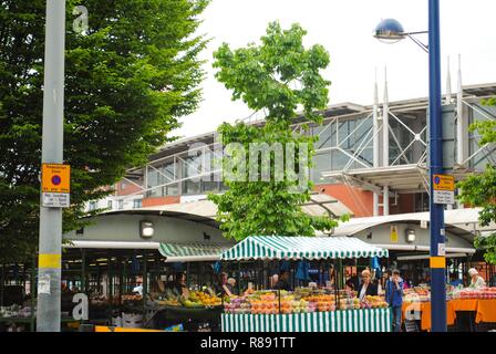 Birmingham uk berühmten Stierkampfarena Markt Stockfoto