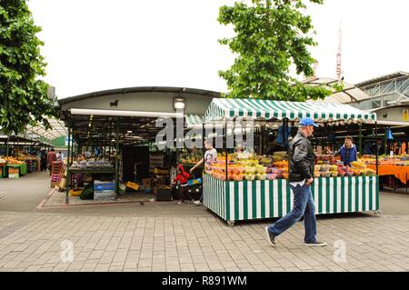 Birmingham uk berühmten Stierkampfarena Markt Stockfoto