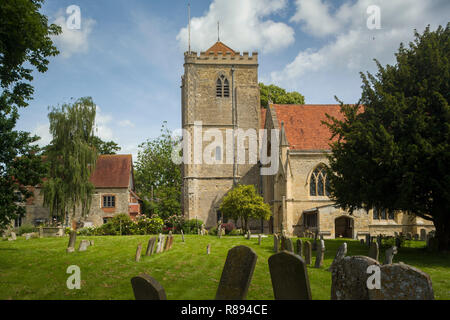 Dorchester Abbey oder die Klosterkirche in Dorchester-on-Thames, Oxfordshire Stockfoto