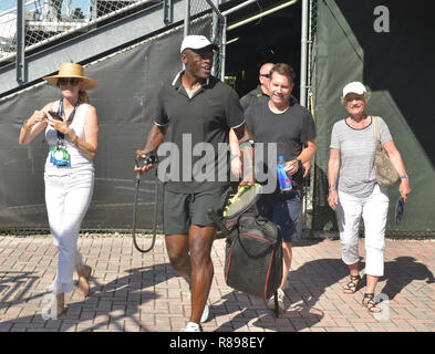 Betreut und beteiligt sich an der 2018 Chris Evert/Raymond James Pro-Celebrity Tennis Classic in Delray Beach Tennis Center am 11. November in Delray Beach, Florida 2018. Mit: Dichtung Wo: Delray Beach, Florida, United States Wenn: 11. Nov. 2018 Credit: JLN Fotografie/WENN.com Stockfoto