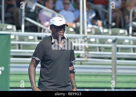 Betreut und beteiligt sich an der 2018 Chris Evert/Raymond James Pro-Celebrity Tennis Classic in Delray Beach Tennis Center am 11. November in Delray Beach, Florida 2018. Mit: Dichtung Wo: Delray Beach, Florida, United States Wenn: 11. Nov. 2018 Credit: JLN Fotografie/WENN.com Stockfoto