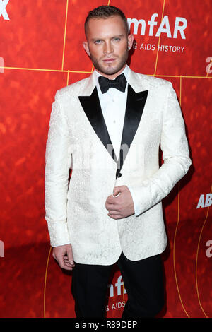 BEVERLY HILLS, Los Angeles, CA, USA - 18. Oktober: August Getty bei der AmfAR-Gala in Los Angeles 2018 im Wallis Annenberg Center für Darstellende Künste am Oktober 18, 2018 in Beverly Hills, Los Angeles, Kalifornien, Vereinigte Staaten. (Foto von Xavier Collin/Image Press Agency) Stockfoto