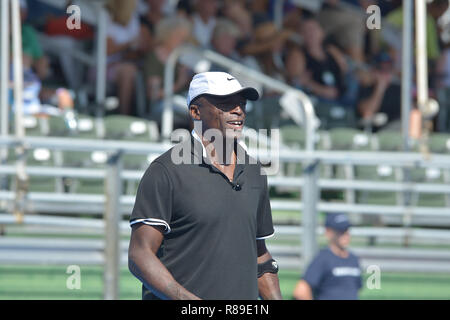 Betreut und beteiligt sich an der 2018 Chris Evert/Raymond James Pro-Celebrity Tennis Classic in Delray Beach Tennis Center am 11. November in Delray Beach, Florida 2018. Mit: Dichtung Wo: Delray Beach, Florida, United States Wenn: 11. Nov. 2018 Credit: JLN Fotografie/WENN.com Stockfoto