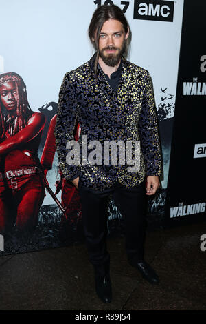 LOS ANGELES, Ca, USA - 27. SEPTEMBER: Tom Payne an der Los Angeles Premiere von AMC's 'The Walking Dead' Saison 9 an der Directors Guild of America Theater am 27. September, 2018 in Los Angeles, Kalifornien, USA. (Foto von Xavier Collin/Image Press Agency) Stockfoto