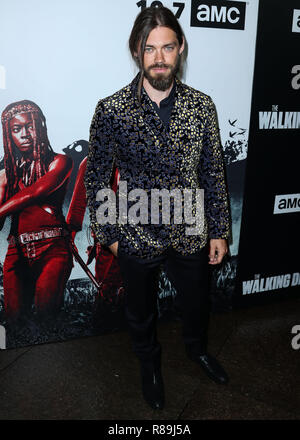 LOS ANGELES, Ca, USA - 27. SEPTEMBER: Tom Payne an der Los Angeles Premiere von AMC's 'The Walking Dead' Saison 9 an der Directors Guild of America Theater am 27. September, 2018 in Los Angeles, Kalifornien, USA. (Foto von Xavier Collin/Image Press Agency) Stockfoto