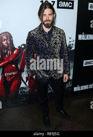 LOS ANGELES, Ca, USA - 27. SEPTEMBER: Tom Payne an der Los Angeles Premiere von AMC's 'The Walking Dead' Saison 9 an der Directors Guild of America Theater am 27. September, 2018 in Los Angeles, Kalifornien, USA. (Foto von Xavier Collin/Image Press Agency) Stockfoto