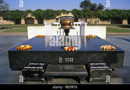 Rajghat, Delhi, Indien Stockfoto