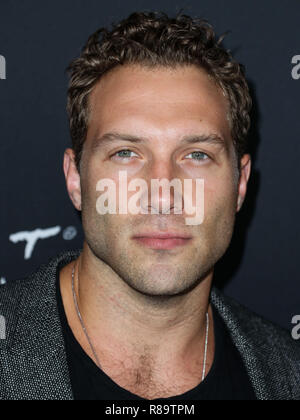 HOLLYWOOD, Los Angeles, CA, USA - 25. SEPTEMBER: Jai Courtney im LA Film Festival 2018 - Gala Screening Uraufführung von "Der Eid" am ArcLight Hollywood hielt am 25. September 2018 in Hollywood, Los Angeles, Kalifornien, Vereinigte Staaten. (Foto von Xavier Collin/Image Press Agency) Stockfoto