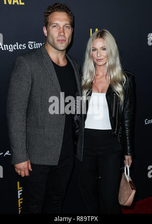 HOLLYWOOD, Los Angeles, CA, USA - 25. SEPTEMBER: Jai Courtney, Mecki Einbuchtung an der LA Film Festival 2018 - Gala Screening Uraufführung von "Der Eid" am ArcLight Hollywood hielt am 25. September 2018 in Hollywood, Los Angeles, Kalifornien, Vereinigte Staaten. (Foto von Xavier Collin/Image Press Agency) Stockfoto