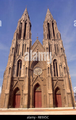 St. Philomenas Kathedrale, Mysore, Karnataka, Indien Stockfoto