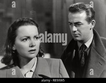 Die Schlangengrube Jahr: 1948 USA Regie: Anatole Litvak Olivia de Havilland, Mark Stevens Stockfoto