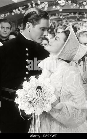 Santa Fe Trail Jahr: 1940 USA Regie: Michael Curtiz Olivia de Havilland, Errol Flynn Stockfoto
