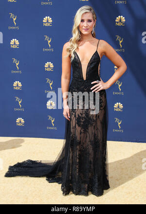 LOS ANGELES, Ca, USA - 17. SEPTEMBER: Kristine Leahy auf der 70. jährlichen Primetime Emmy Awards bei Microsoft Theater in L.A. statt Live am 17. September 2018 in Los Angeles, Kalifornien, USA. (Foto von Xavier Collin/Image Press Agency) Stockfoto