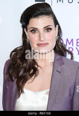 BEVERLY HILLS, Los Angeles, CA, USA - 15. SEPTEMBER: Idina Menzel an der 7. jährlichen Frauen der National Women's History Museum die Geschichte Auszeichnungen Im Beverly Hilton Hotel veranstaltet am 15. September 2018 in Beverly Hills, Los Angeles, Kalifornien, Vereinigte Staaten. (Foto von Xavier Collin/Image Press Agency) Stockfoto