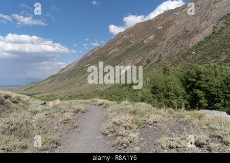 Wanderweg in McGee Creek Canyon in der östlichen Sierra Nevada Bergen in Kalifornien Stockfoto