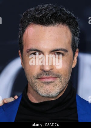 WESTWOOD, Los Angeles, CA, USA - 01. Oktober: Schauspieler Reid Scott das Tragen eines starken Anzug Anzug kommt an der Uraufführung von Columbia Pictures'' Gift' im Regency Dorf Theater am 1. Oktober 2018 in Westwood, Los Angeles, Kalifornien, USA. (Foto von Xavier Collin/Image Press Agency) Stockfoto