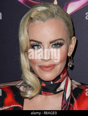 Hollywood, Kalifornien, USA. 13. Dezember, 2018. Jenny McCarthy kommt an Fox's "Die maskierten Sänger 'Premiere Karaoke Veranstaltung in der Peppermint Club am 13. Dezember in Los Angeles, Kalifornien 2018, United States. (Foto von Xavier Collin/Image Press Agency) Quelle: Bild Presse Agentur/Alamy leben Nachrichten Stockfoto