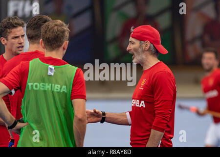 Bhubaneswar, Indien. 15. Dezember, 2018. Odisha's Hockey Männer Wm Bhubaneswar 2018. Veranstaltungsort: Kalinga Stadion. Danny Kerry während des Spiels England Belgien vs. Credit: Pro Schüsse/Alamy leben Nachrichten Stockfoto