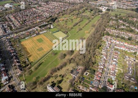 Landschaftspark an Kanonen Park, Harrow, London, 2018. Schöpfer: Historisches England Fotograf. Stockfoto