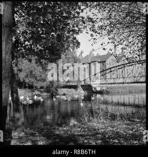 Mälzereien, Bass Alte Brauerei, Brüder zu Fuß, Burton-on-Trent, Staffordshire, Rene 1960-1974. Schöpfer: Eileen Deste. Stockfoto