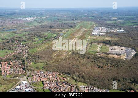 Ehemalige Greenham Common Airbase, Newbury, West Berkshire, 2018. Schöpfer: Historisches England Fotograf. Stockfoto
