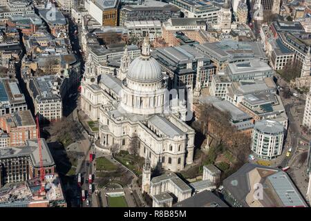 St Paul's Cathedral, City of London, 2018. Schöpfer: Historisches England Fotograf. Stockfoto