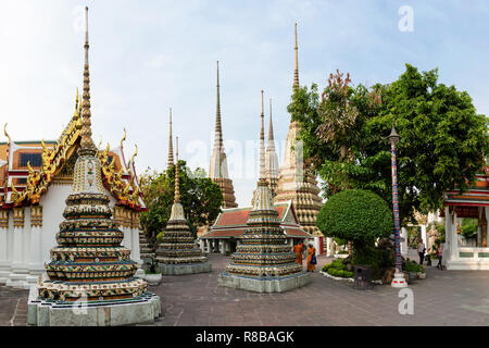 Phra Chedi Rai, Wat Pho, Bangkok, Thailand Stockfoto