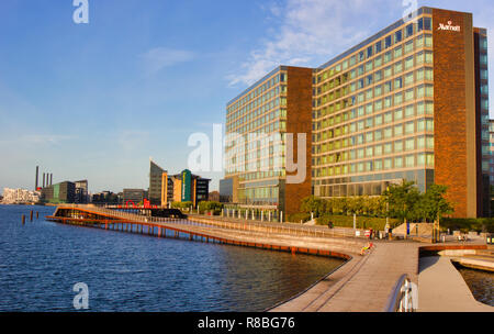 Kalvebod Wave und Marriott Hotel, der Kalvebod Brygge, Vesterbro, Kopenhagen, Dänemark, Skandinavien Stockfoto