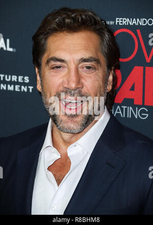 WEST HOLLYWOOD, Los Angeles, CA, USA - 16. SEPTEMBER: Javier Bardem an der Universal Pictures Home Entertainment Inhalt Gruppe "Lieben Pablo' Special Screening im Londoner West Hollywood Beverly Hills am 16. September 2018 in West Hollywood, Los Angeles, Kalifornien, Vereinigte Staaten. (Foto von Xavier Collin/Image Press Agency) Stockfoto