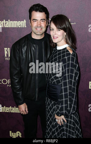 WEST HOLLYWOOD, Los Angeles, CA, USA - 15. SEPTEMBER: Ron Livingston, Rosemarie DeWitt am 2018 Entertainment Weekly Pre-Emmy Party im Sunset Tower Hotel am 15. September stattfand, 2018 in West Hollywood, Los Angeles, Kalifornien, Vereinigte Staaten. (Foto von Xavier Collin/Image Press Agency) Stockfoto