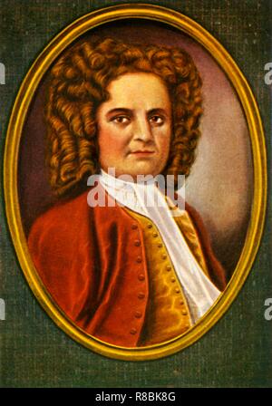 "Georg Friedrich Händel", (1933). Schöpfer: Unbekannt. Stockfoto