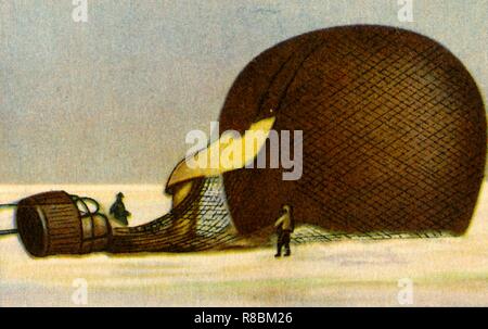 Andrée's Arctic Ballon nach dem Crash, 1897, (1932). Schöpfer: Unbekannt. Stockfoto