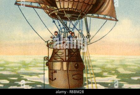 Andrée's Arctic ballon Expedition, 1897, (1932). Schöpfer: Unbekannt. Stockfoto