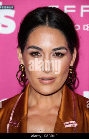 MANHATTAN, NEW YORK CITY, NY, USA - 12. SEPTEMBER: Brie Bella bei uns wöchentlich Die meisten stilvollen New Yorker Party 2018 Die Magische Stunde Dachterrasse mit Bar und Lounge am 12. September 2018 in Manhattan, New York City, New York, United States statt. (Foto von Xavier Collin/Image Press Agency) Stockfoto