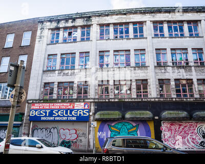 Baufällig Bürogebäude im Zentrum von Belfast Stockfoto