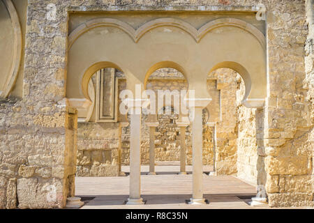 Medina Azahara - Maurische archäologische Stätte neben Cordoba, Andalusien, Spanien Stockfoto