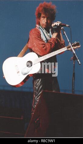 Bob Dylan, Buffalo 7/4/86 Foto Michael Brito Stockfoto