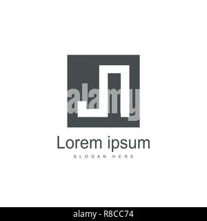 Initial JOH Logo template Design. Minimalistische schreiben Logo vektor design Stock Vektor