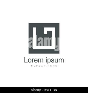 Initial LC Logo template Design. Minimalistische schreiben Logo vektor design Stock Vektor