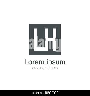 Initial LX Logo template Design. Minimalistische schreiben Logo vektor design Stock Vektor