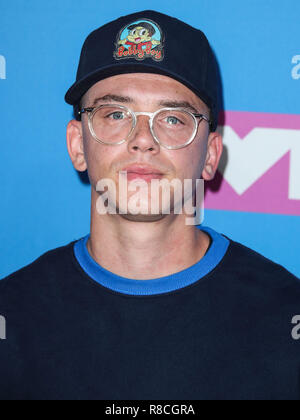 MANHATTAN, NEW YORK CITY, NY, USA - 20. August: Logik auf der 2018 MTV Video Music Awards in der Radio City Music Hall am August 20, 2018 in Manhattan, New York City, New York, United States. (Foto von Xavier Collin/Image Press Agency) Stockfoto