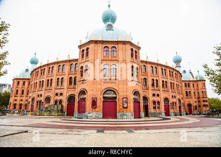 Der Campo Pequeno in Lissabon, Portugal. Stockfoto