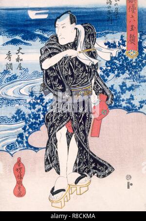 Ein Schauspieler, Edo Periode. Schöpfer: Utagawa Kunisada (1786-1864). Stockfoto