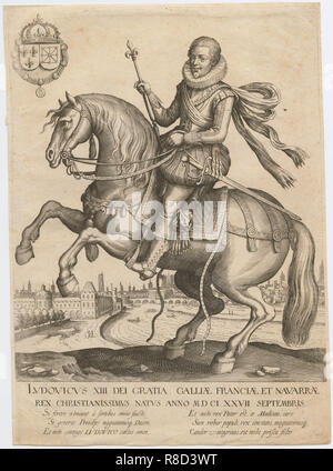 Porträt von Ludwig XIII. von Frankreich (1601-1643), 1630. Stockfoto