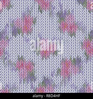 Die nahtlose Vektor chevron Muster Stoff textile Design Stock Vektor