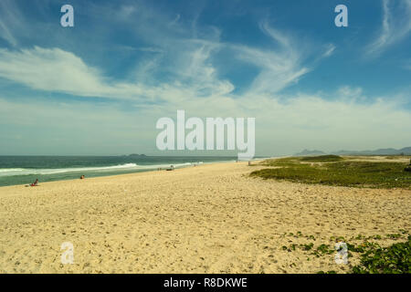 Wüste, Strand, Sand und Himmel Stockfoto