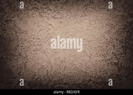 Dunkel Braun Beige abstrakte Textur vignette Hintergrund Stockfoto