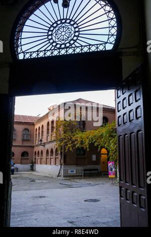 Monumentale Arenas von Las Ventas - Monumental Plaza de Toros de Las Ventas, Madrid, Spanien Stockfoto